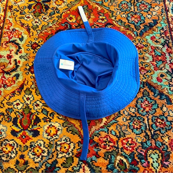 Coolibar Baby Splashy Bucket Hat UPF 50+ Sun hat blue - Picture 3 of 6